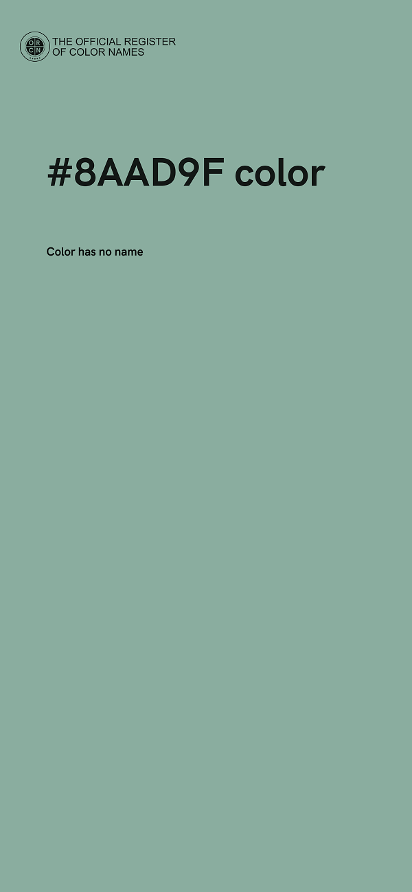 #8AAD9F color image