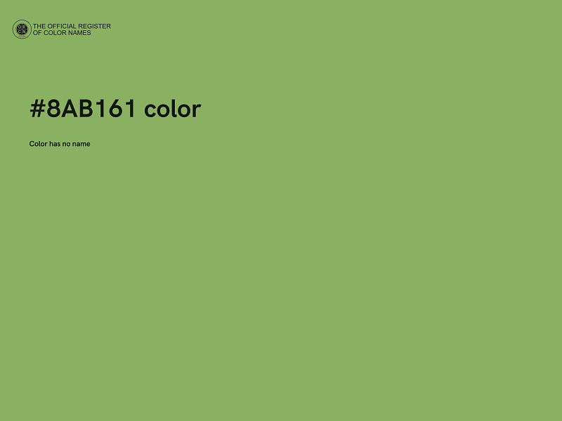 #8AB161 color image