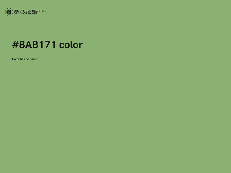 #8AB171 color image