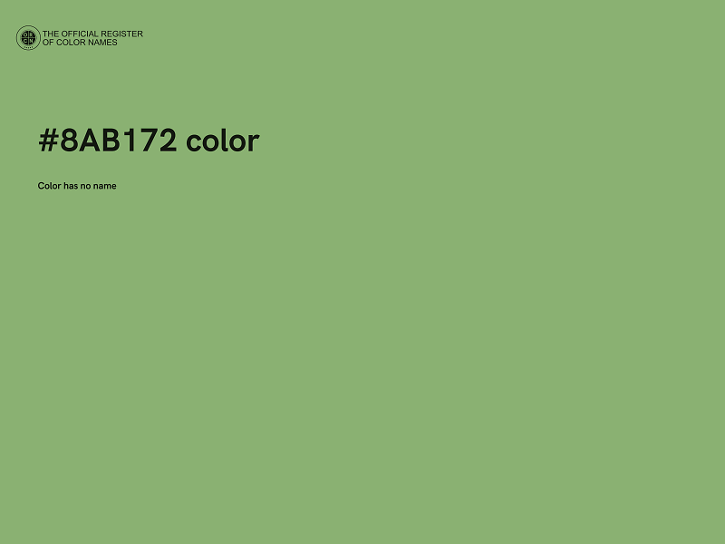 #8AB172 color image