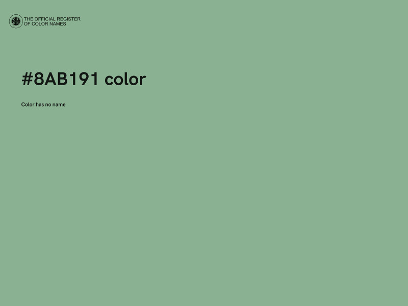 #8AB191 color image