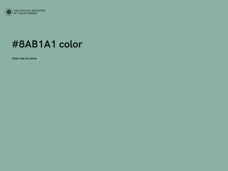 #8AB1A1 color image