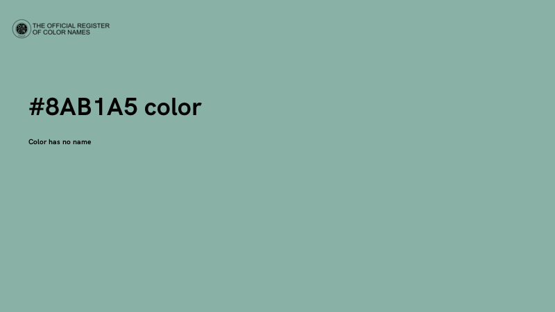 #8AB1A5 color image