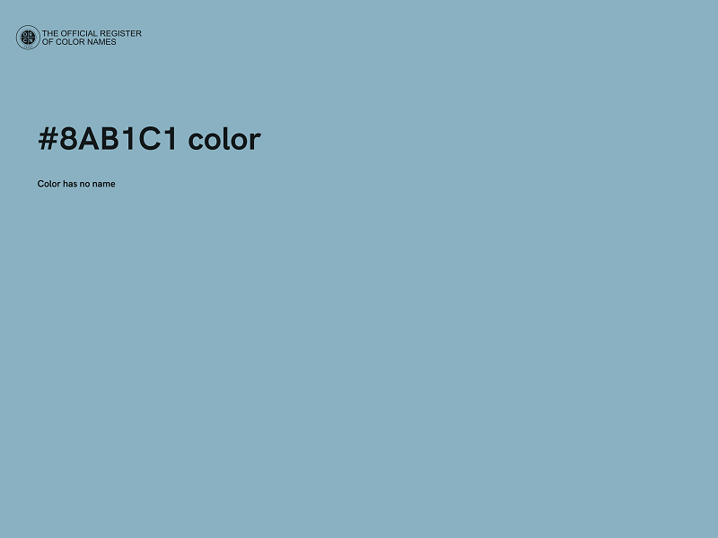 #8AB1C1 color image