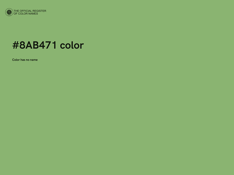 #8AB471 color image