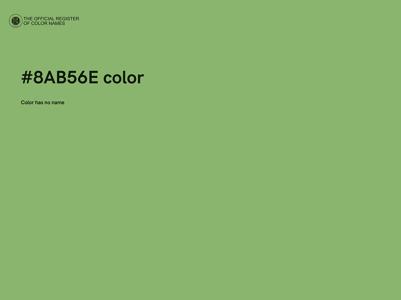 #8AB56E color image