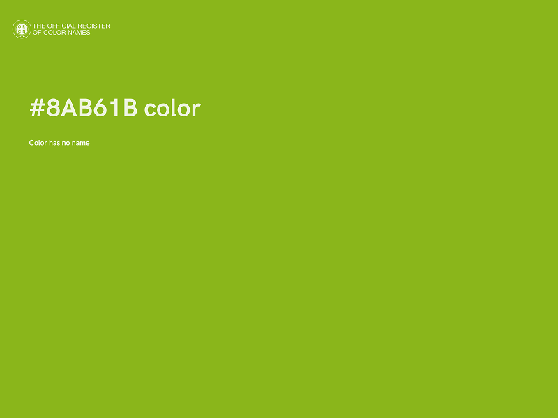 #8AB61B color image