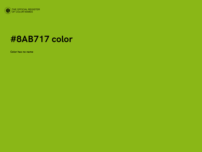 #8AB717 color image