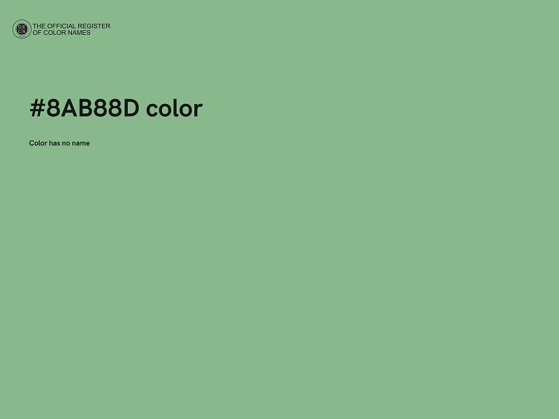 #8AB88D color image