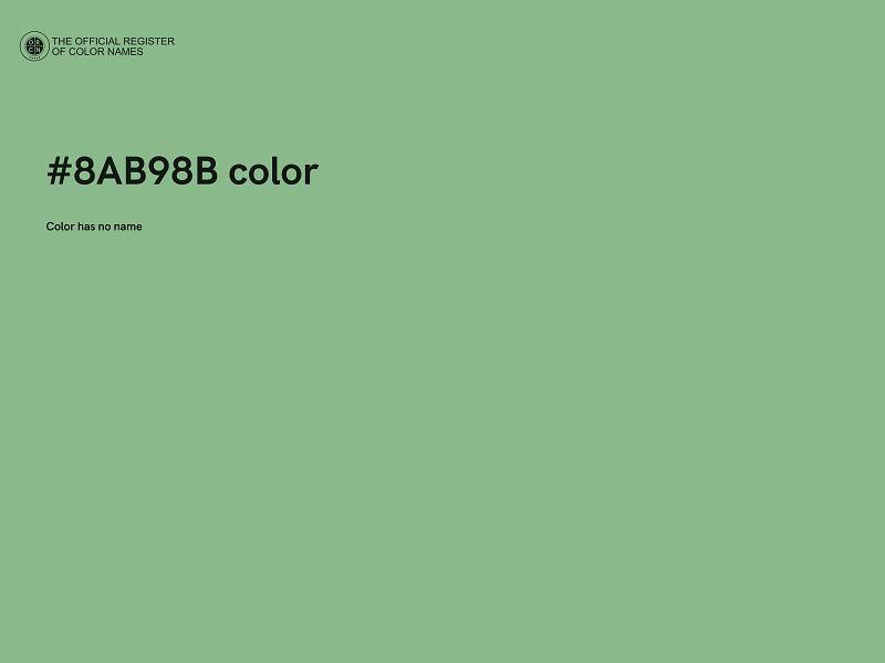 #8AB98B color image