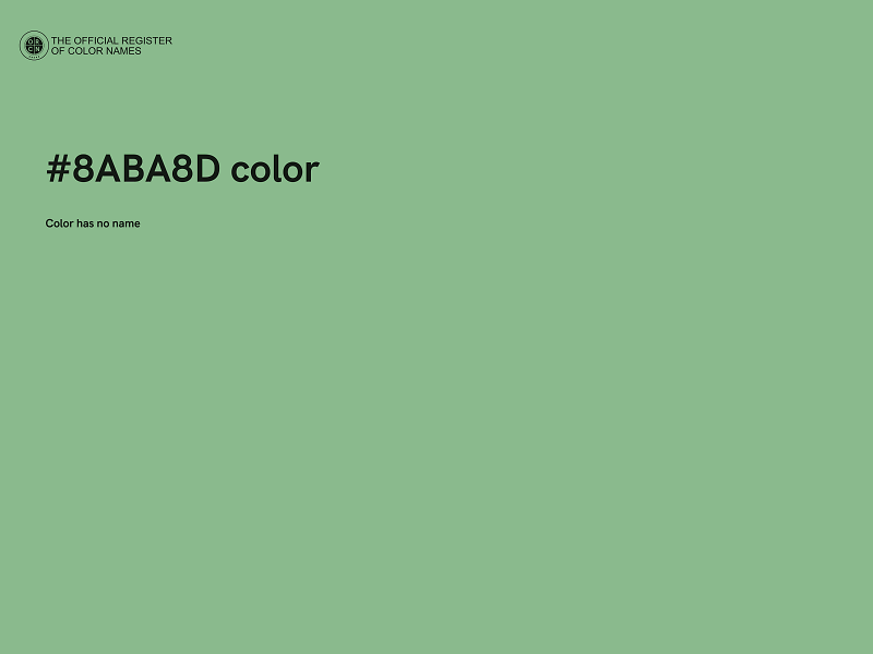 #8ABA8D color image