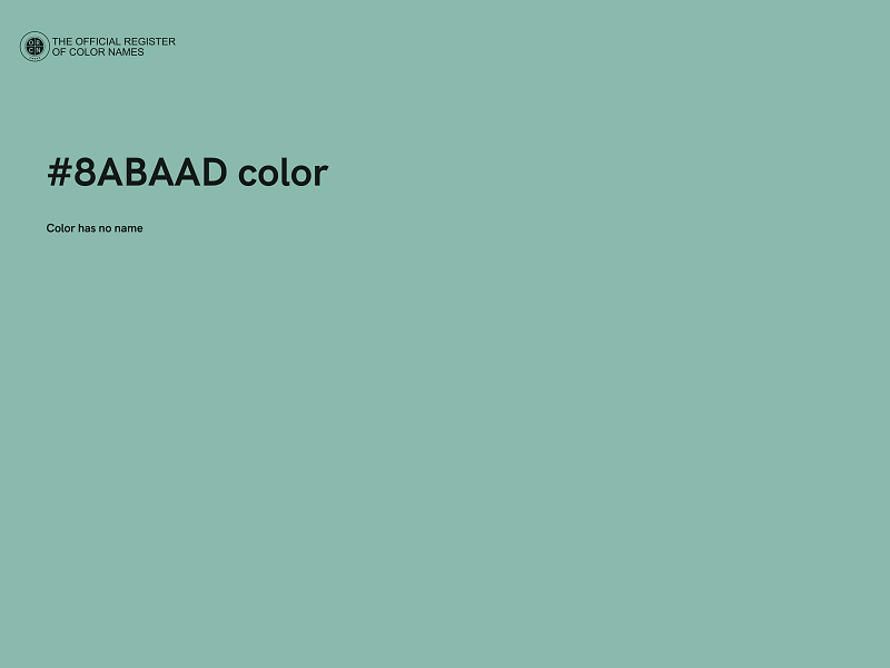 #8ABAAD color image