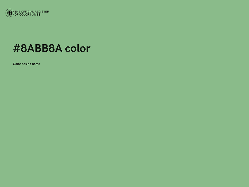 #8ABB8A color image