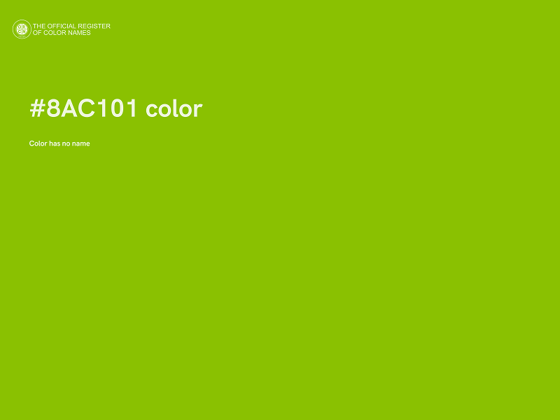 #8AC101 color image