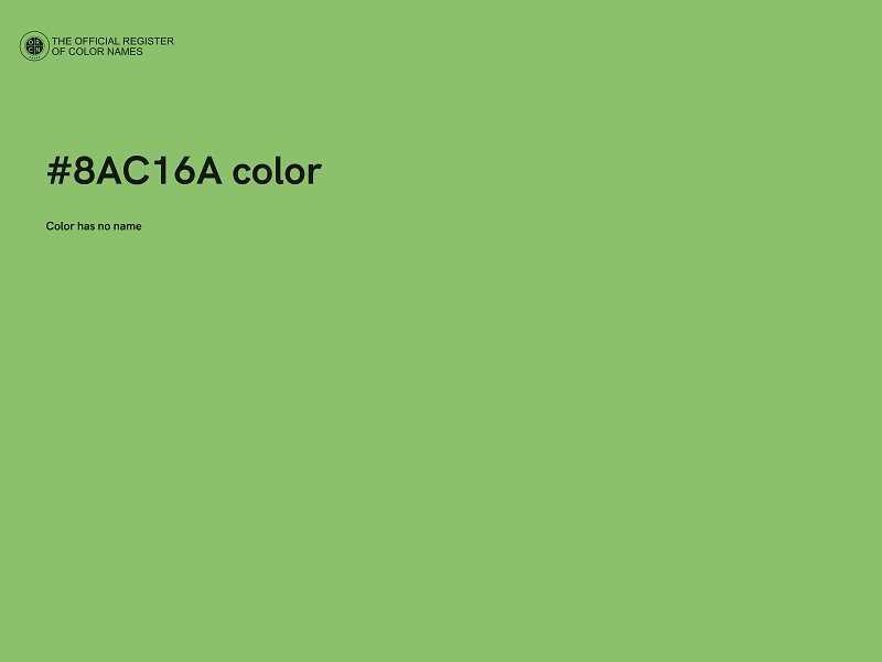 #8AC16A color image