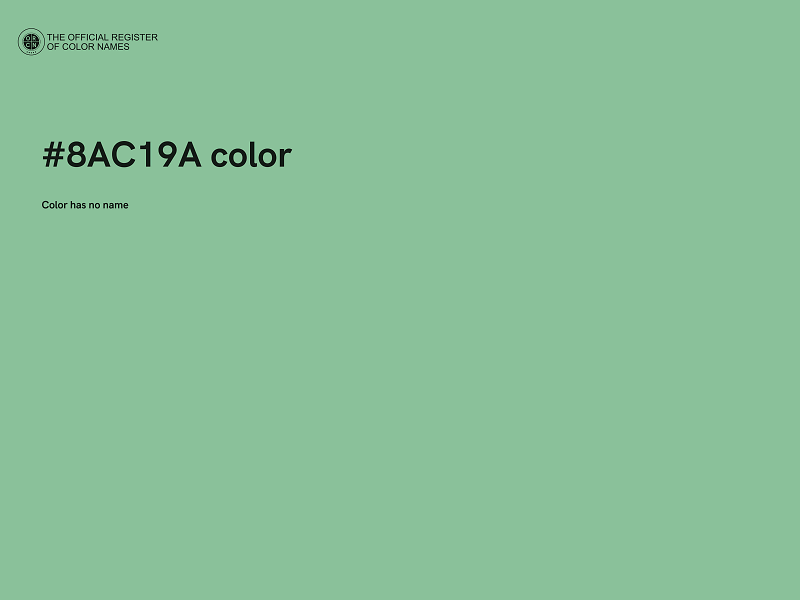 #8AC19A color image