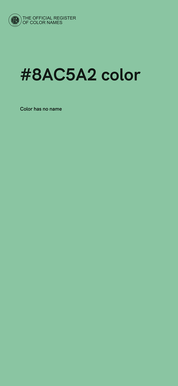 #8AC5A2 color image