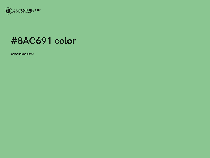 #8AC691 color image