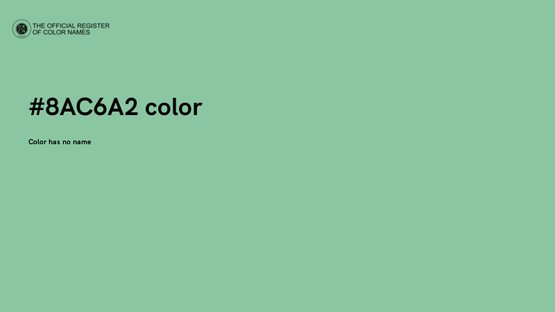 #8AC6A2 color image