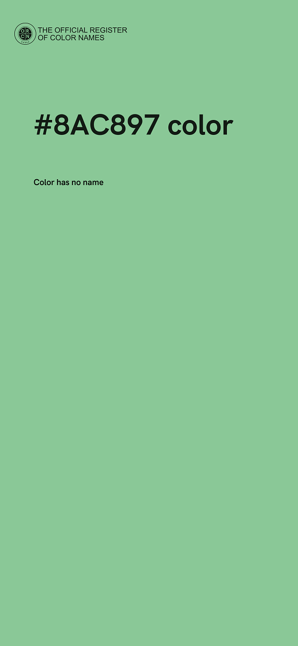 #8AC897 color image