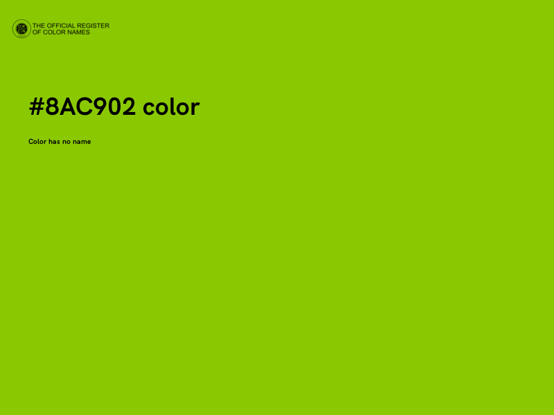 #8AC902 color image