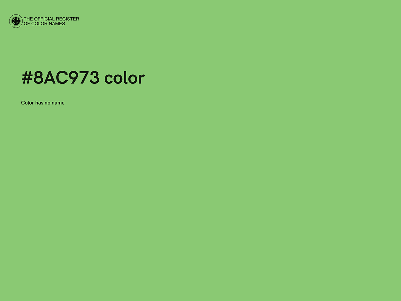 #8AC973 color image