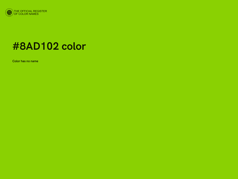 #8AD102 color image