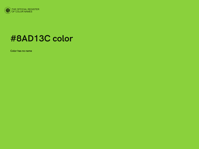 #8AD13C color image