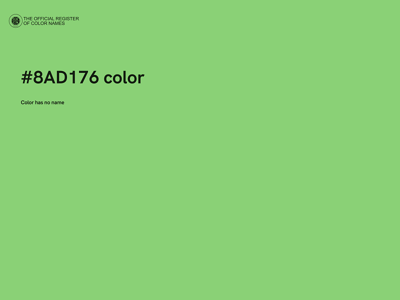 #8AD176 color image