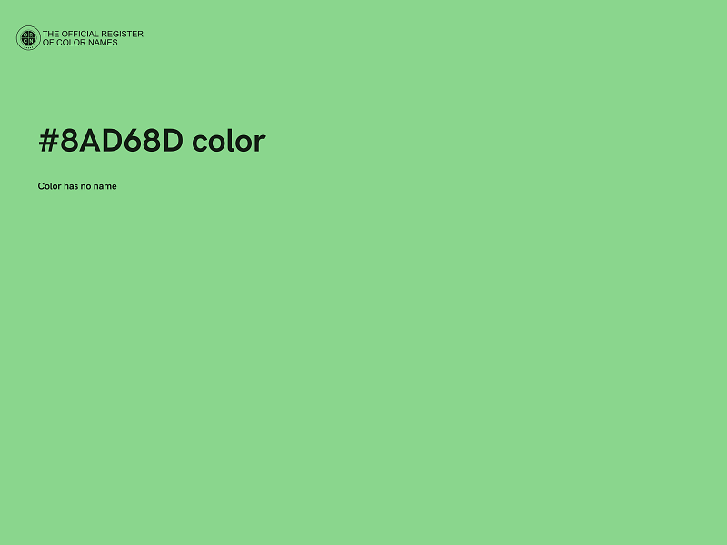 #8AD68D color image