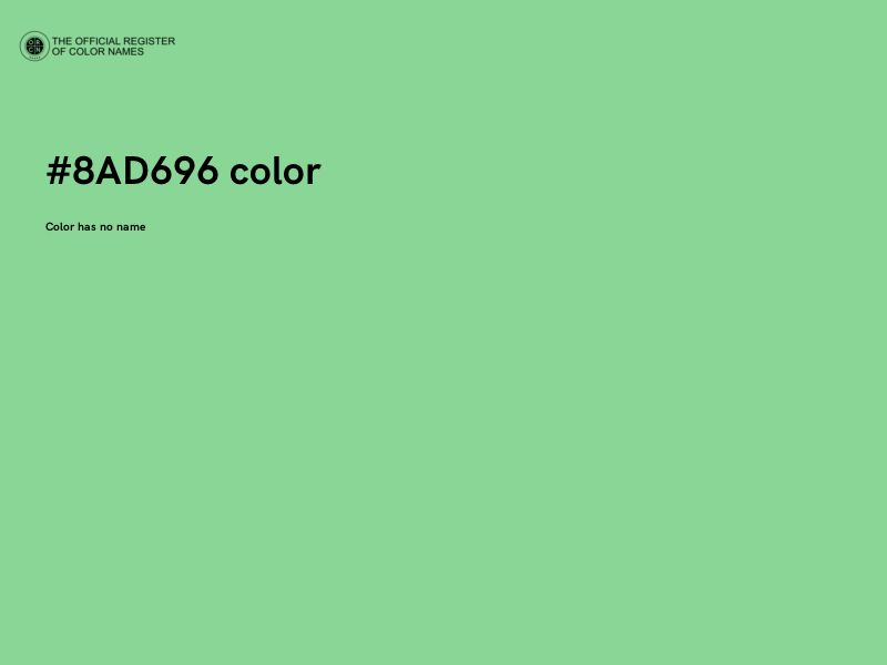 #8AD696 color image