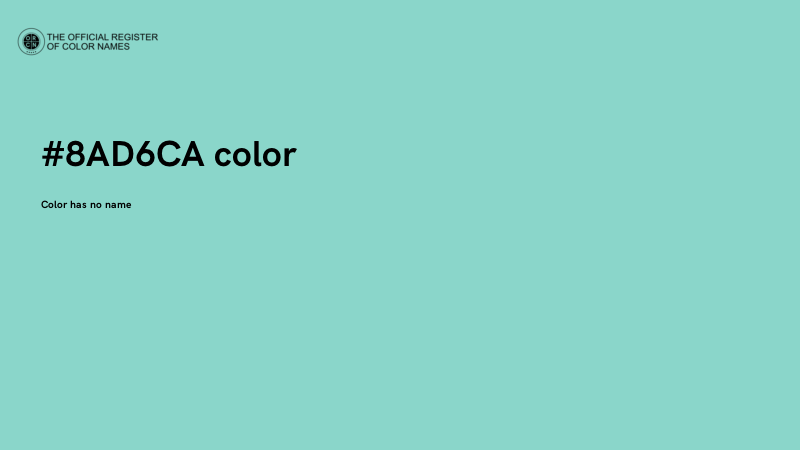 #8AD6CA color image