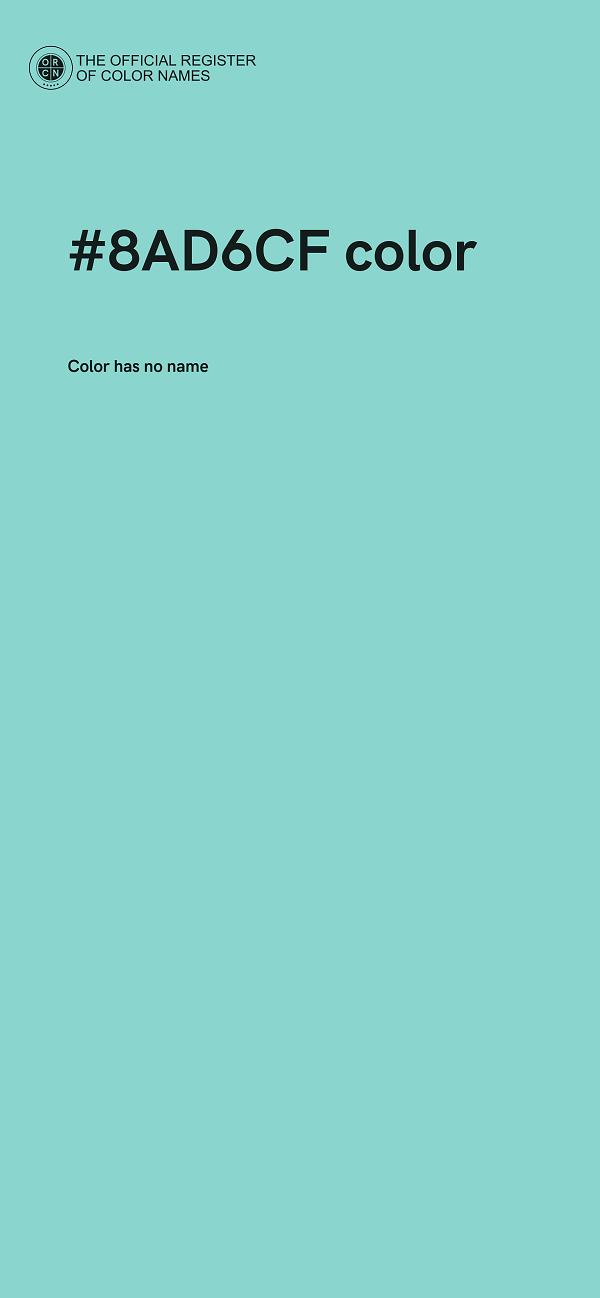 #8AD6CF color image