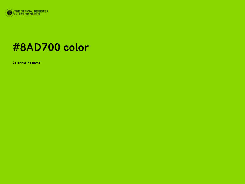 #8AD700 color image