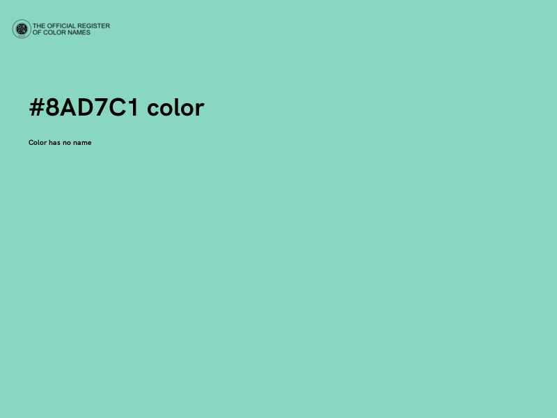 #8AD7C1 color image