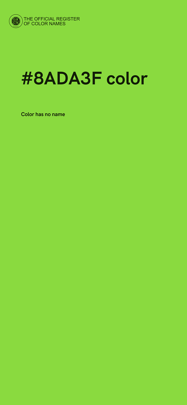 #8ADA3F color image