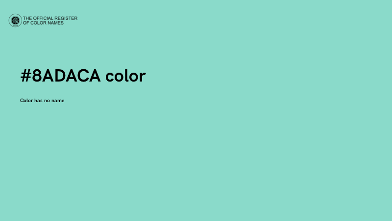 #8ADACA color image