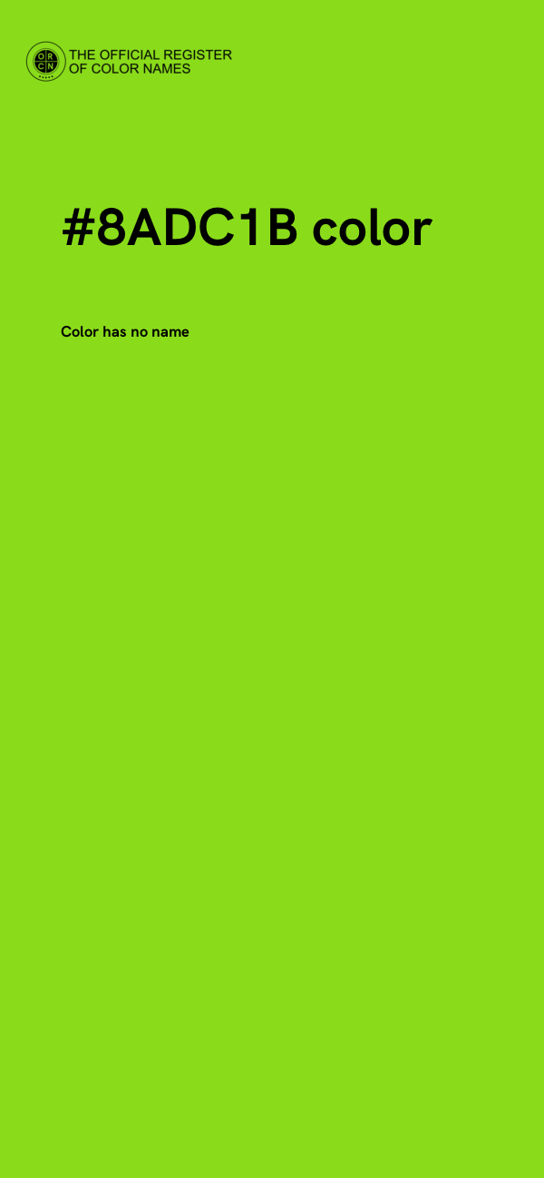 #8ADC1B color image