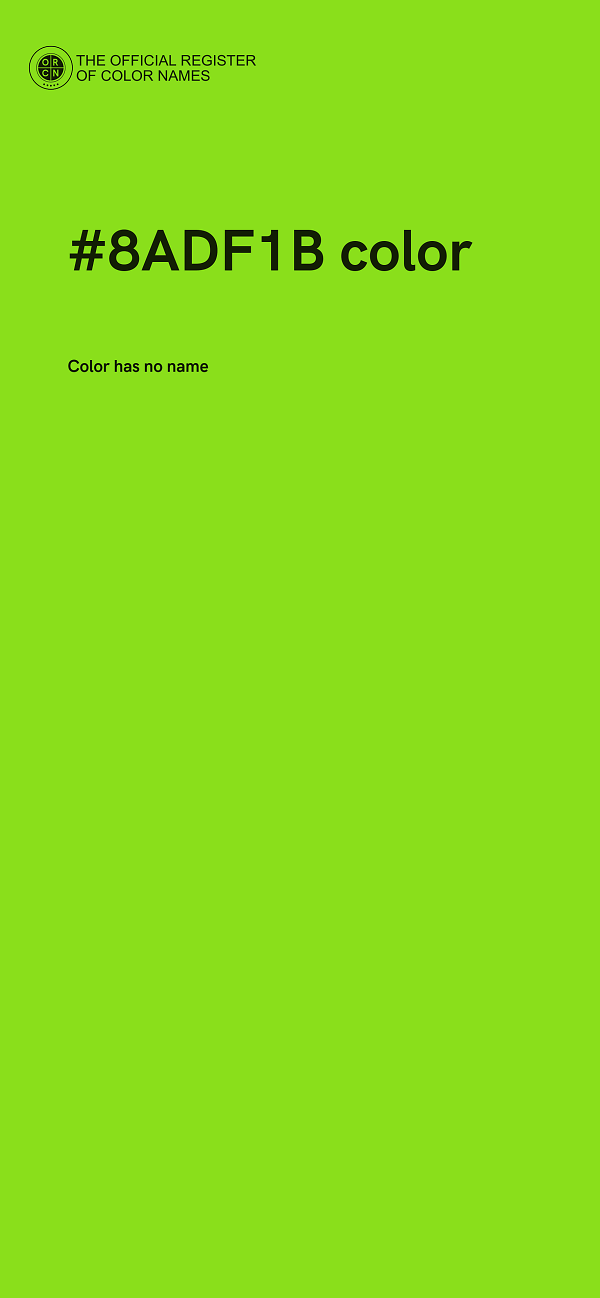 #8ADF1B color image