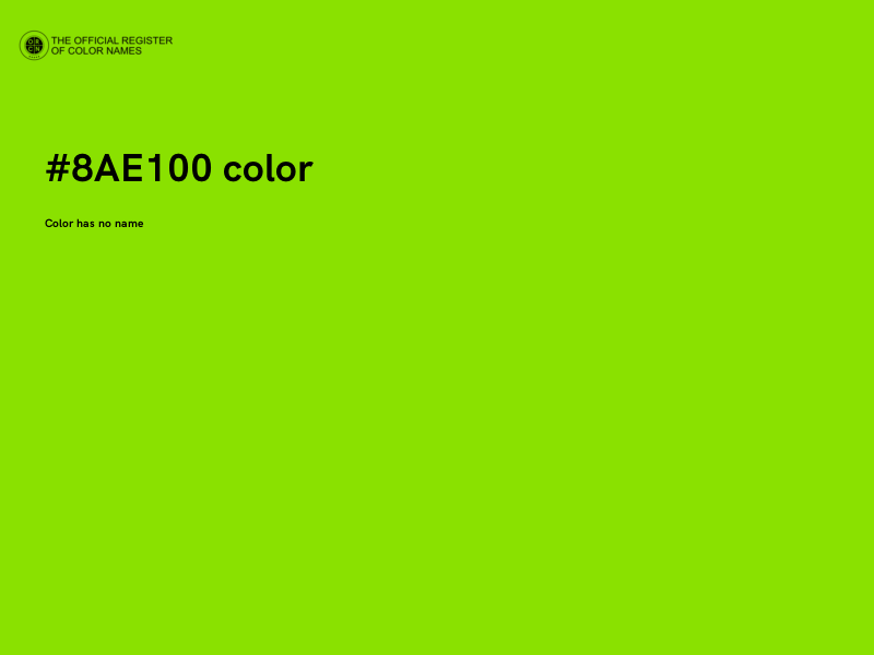 #8AE100 color image