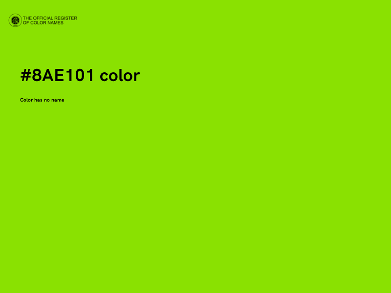 #8AE101 color image