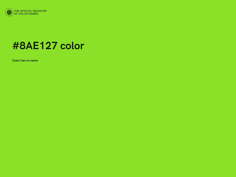 #8AE127 color image