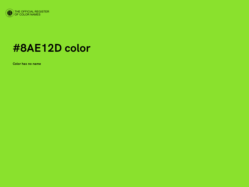 #8AE12D color image