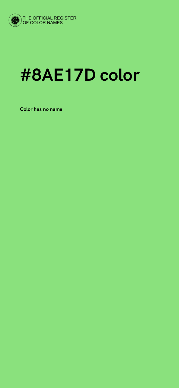 #8AE17D color image