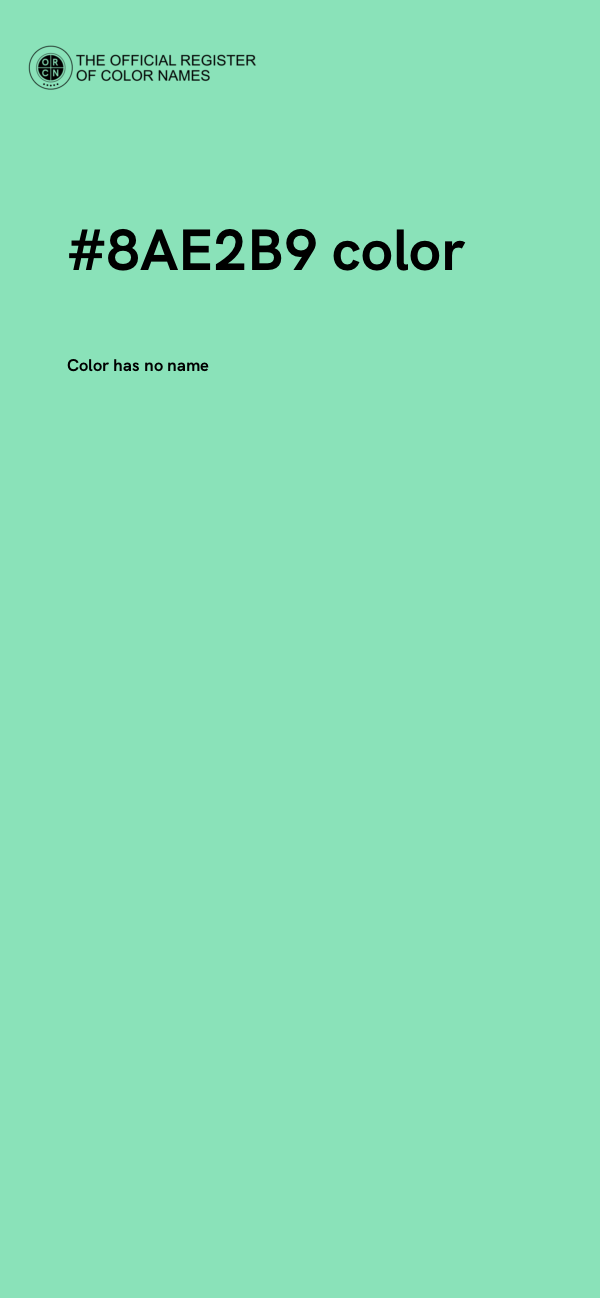 #8AE2B9 color image