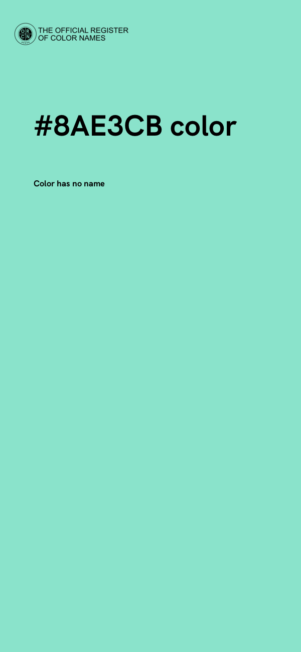 #8AE3CB color image