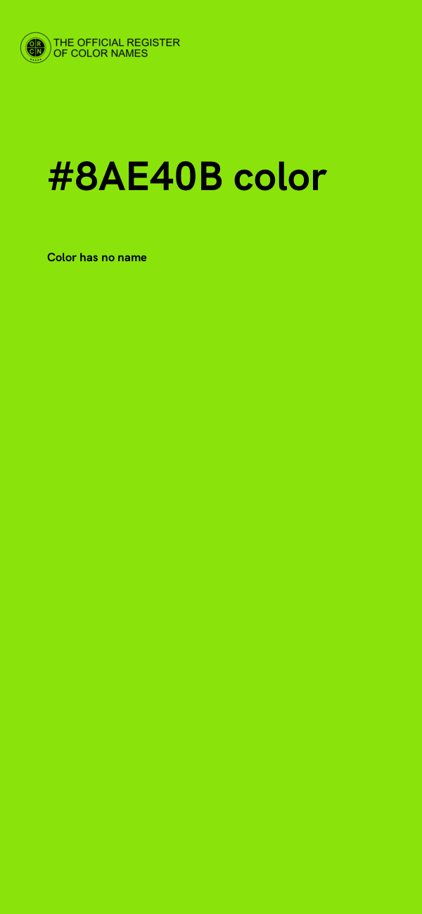 #8AE40B color image