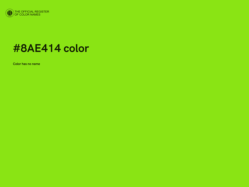 #8AE414 color image