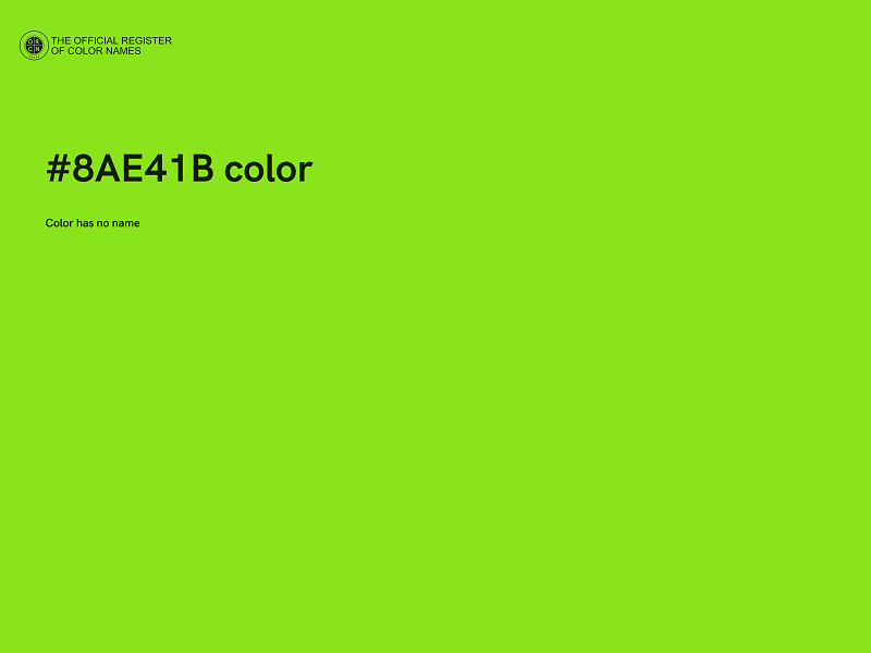 #8AE41B color image