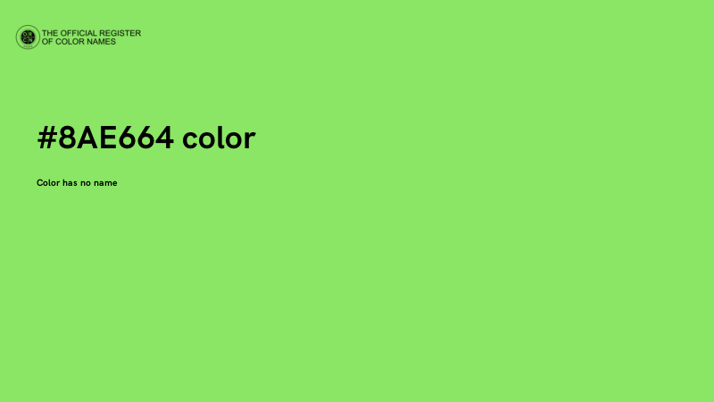 #8AE664 color image